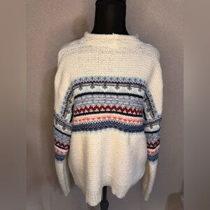 Women's Multicolor Patterned Sweater